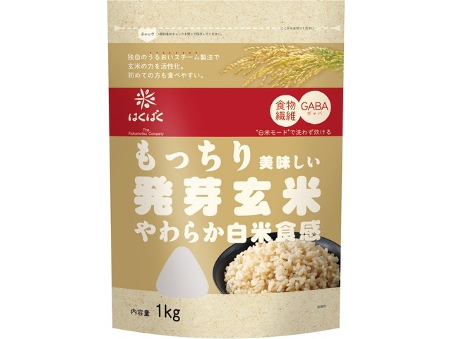 はくばく もっちり美味しい発芽玄米１ｋｇ □お取り寄せ品 【購入入数６個】