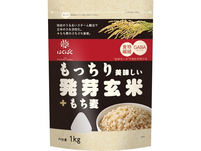 はくばく もっちり美味しい発芽玄米＋もち麦 □お取り寄せ品 【購入入数６個】