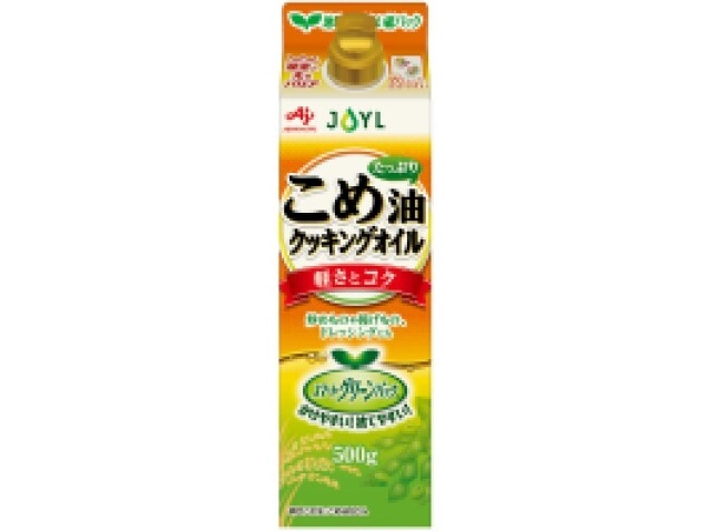 味の素 こめ油たっぷりクッキングオイル ５００ｇ 【今月の特売 調味料】 □お取り寄せ品 【購入入数６個】
