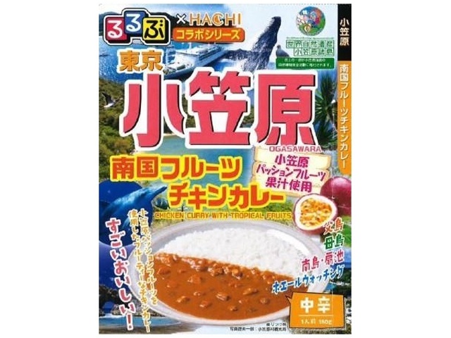 ハチ食品 るるぶ 小笠原チキンカレー中辛 １８０ｇ  【購入入数２０個】