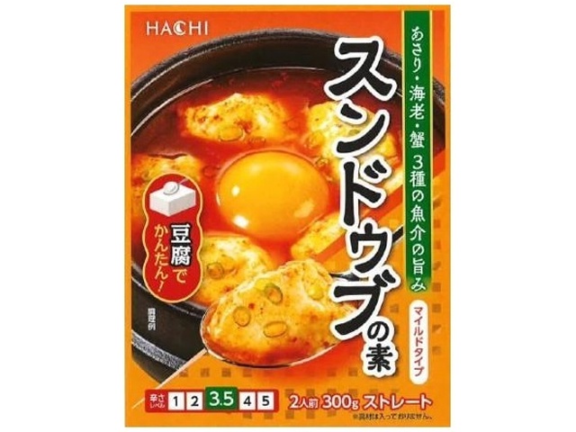 ハチ食品 スンドゥブの素 ３００ｇ □お取り寄せ品 【購入入数２０個】
