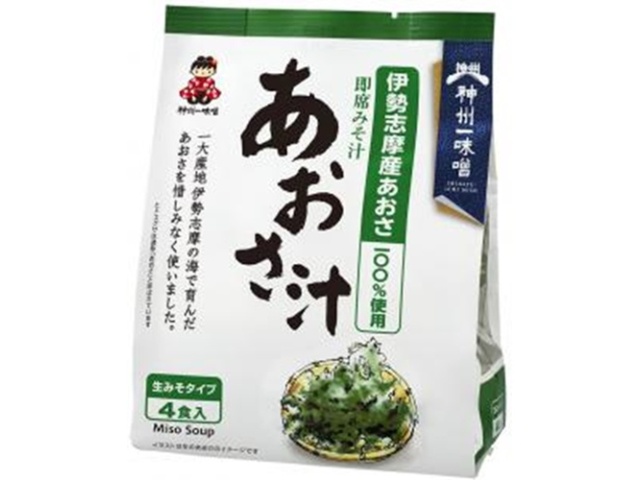 神州一 伊勢志摩産あおさ汁 ４食 □お取り寄せ品 【購入入数３６個】
