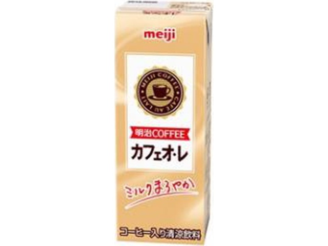 明治 ＣＯＦＦＥＥ カフェオ・レ紙２００ｍｌ □お取り寄せ品 【購入入数２４個】