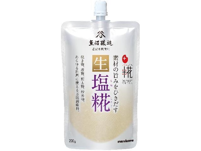 マルコメ プラス糀 生塩糀２００ｇ △ 【購入入数８個】