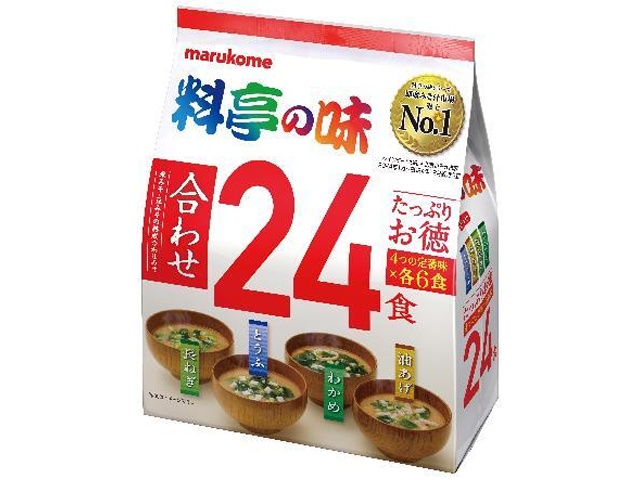 マルコメ たっぷりお徳料亭の味２４食  【購入入数６個】