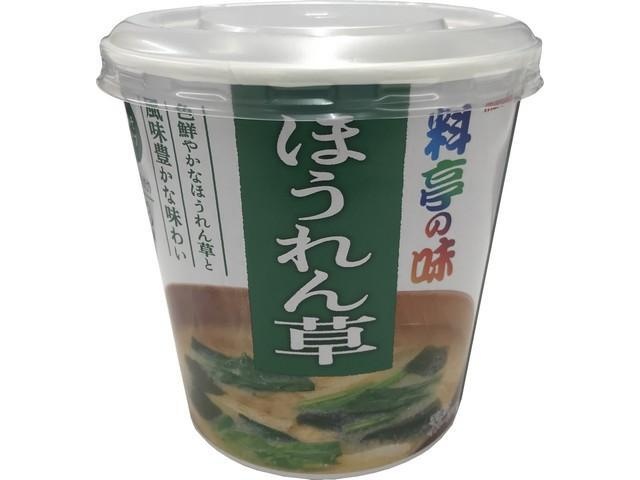 マルコメ カップ料亭の味ほうれん草 １食  【購入入数６個】