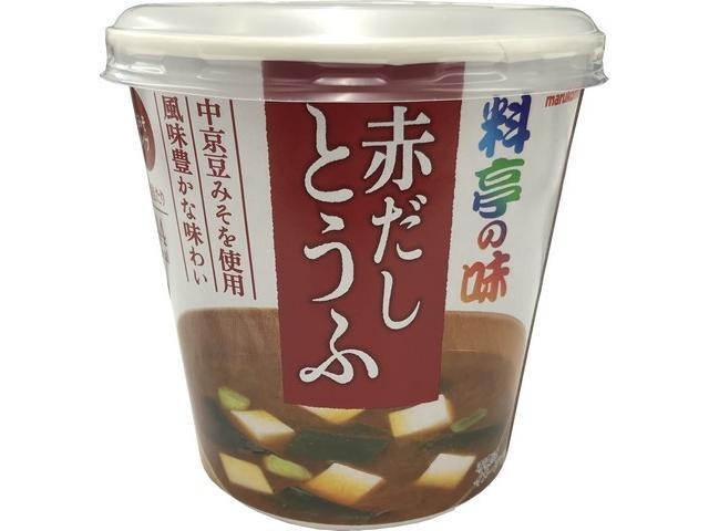 マルコメ カップ料亭の味赤だしとうふ １食  【購入入数６個】