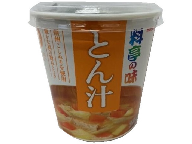 マルコメ カップ料亭の味とん汁１食  【購入入数６個】