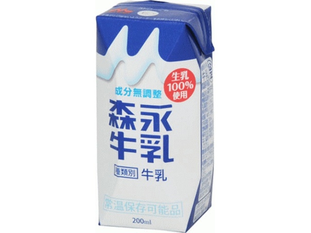森乳 森永牛乳プリズマ 紙２００ｍｌ □お取り寄せ品 【購入入数２４個】