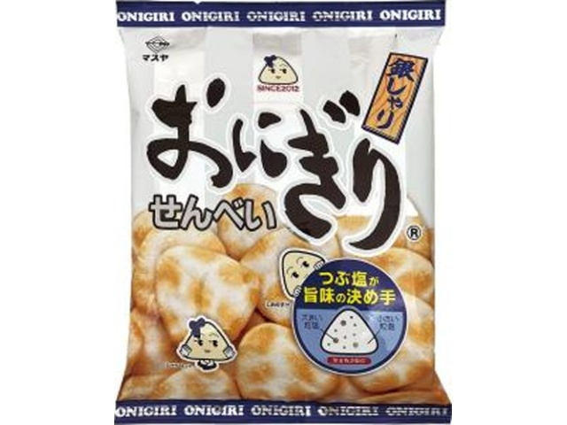 マスヤ おにぎりせんべい 銀しゃり８５ｇ □お取り寄せ品 【購入入数１２個】