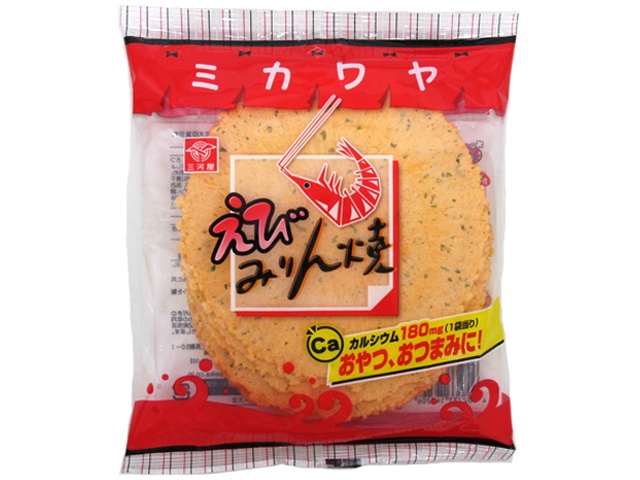 三河屋 えびみりん焼 ７枚  【購入入数１２個】