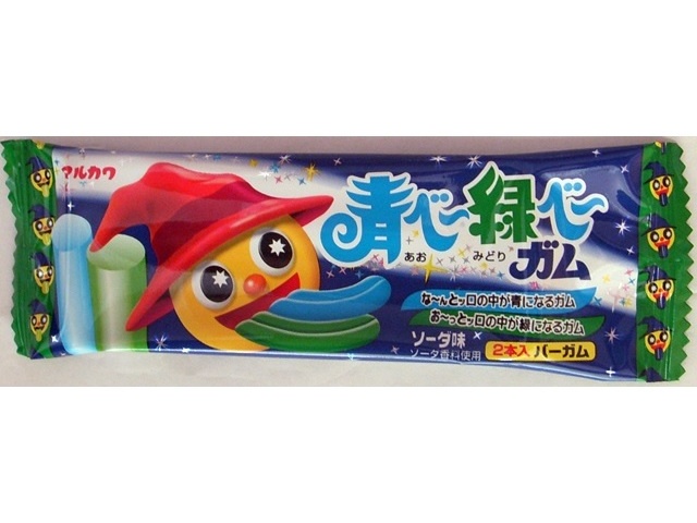 丸川製菓 青べ～緑べ～ガム 【新商品 3/16 発売】 □お取り寄せ品 【購入入数２４０個】