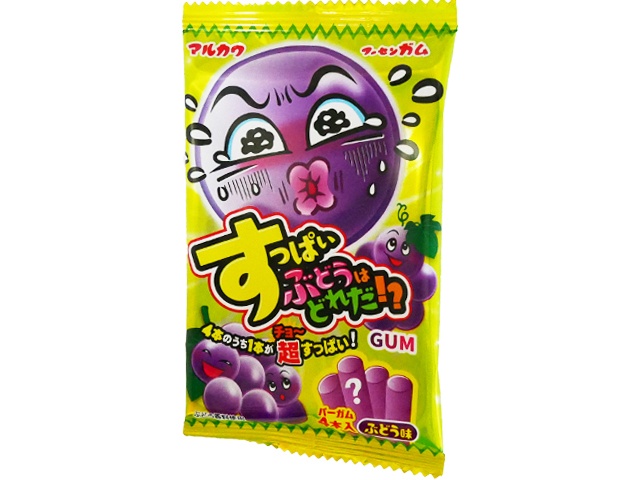 丸川製菓 すっぱいぶどうはどれだガム □お取り寄せ品 【購入入数２４０個】