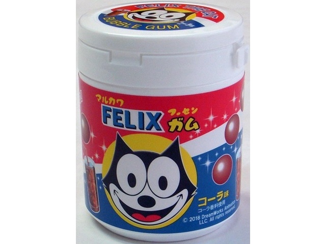 丸川製菓 フィリックスボトルガム コーラ味１３０ｇ □お取り寄せ品 【購入入数４８個】