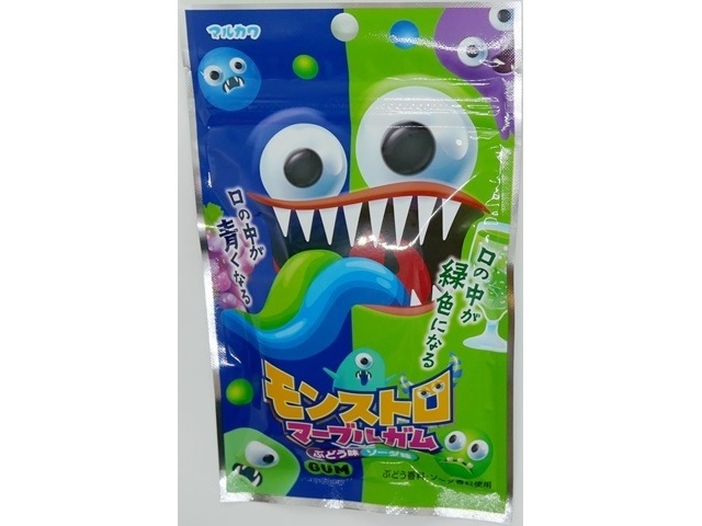 丸川製菓 モンストロマーブルガム ３７ｇ 【新商品 3/16 発売】 □お取り寄せ品 【購入入数１８０個】