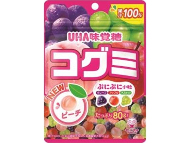 味覚糖 コグミ フルーツアソート８０ｇ △ 【購入入数８０個】