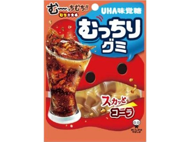 味覚糖 むっちりグミ コーラ８０ｇ □お取り寄せ品 【購入入数８０個】