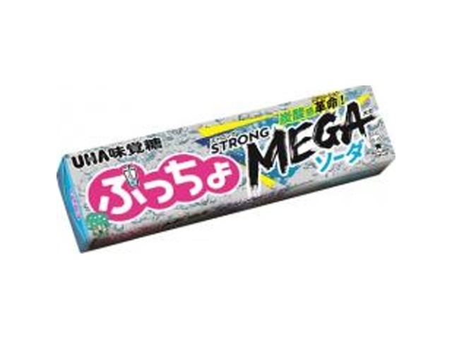 味覚糖 ぷっちょスティックＭＥＧＡソーダ１０粒 △ 【購入入数１０個】