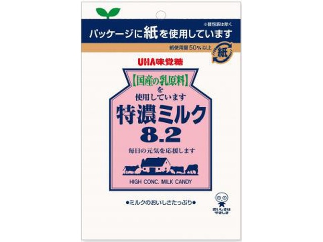 味覚糖 特濃ミルク８．２袋 ８８ｇ □お取り寄せ品 【購入入数６個】