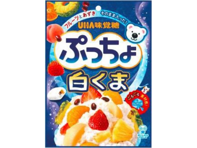 味覚糖 ぷっちょ 白くま ８３ｇ  【購入入数６個】