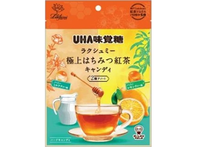 味覚糖 極上はちみつ紅茶キャンディ２種７５ｇ △ 【購入入数６個】