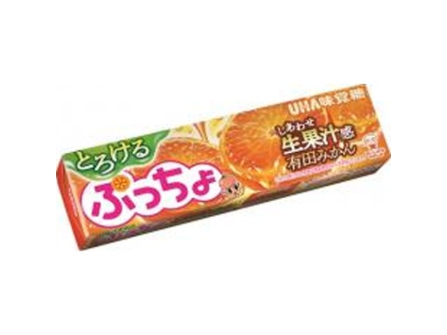 味覚糖 ぷっちょＳＴ とろける有田みかん１０粒 △ 【購入入数１０個】