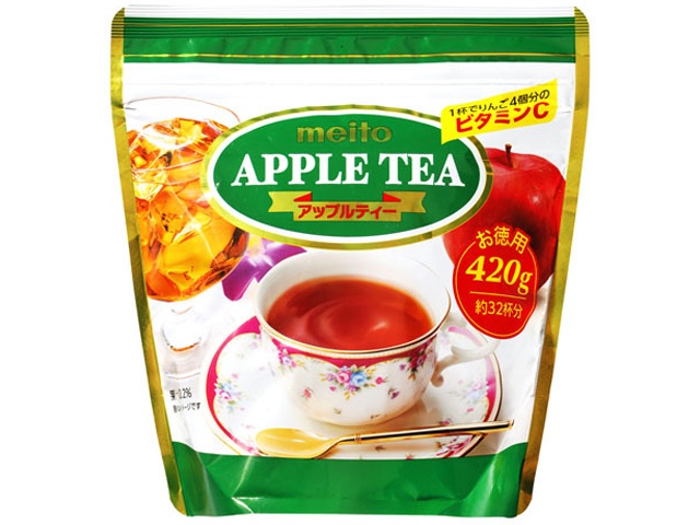 ｍｅｉｔｏ アップルティー ４２０ｇ 【新商品 3/2 発売】 □お取り寄せ品 【購入入数２８個】