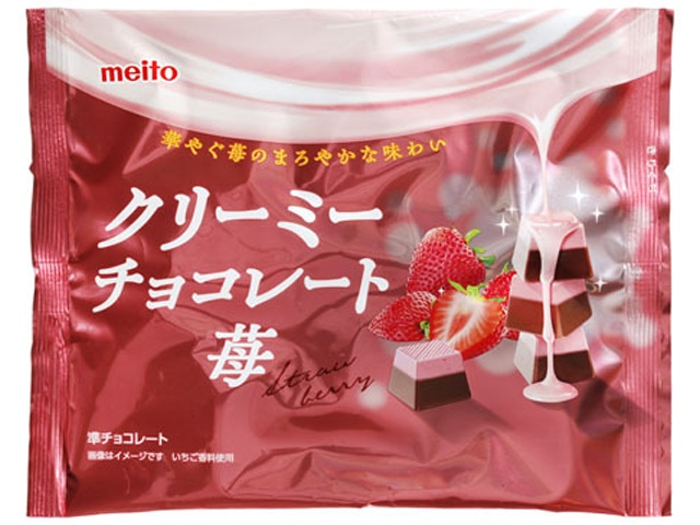 ｍｅｉｔｏ クリーミーチョコレート 苺８０ｇ □お取り寄せ品 【購入入数３６個】