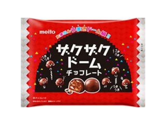 ｍｅｉｔｏ ザクザクドームチョコレート １１７ｇ  【購入入数１８個】