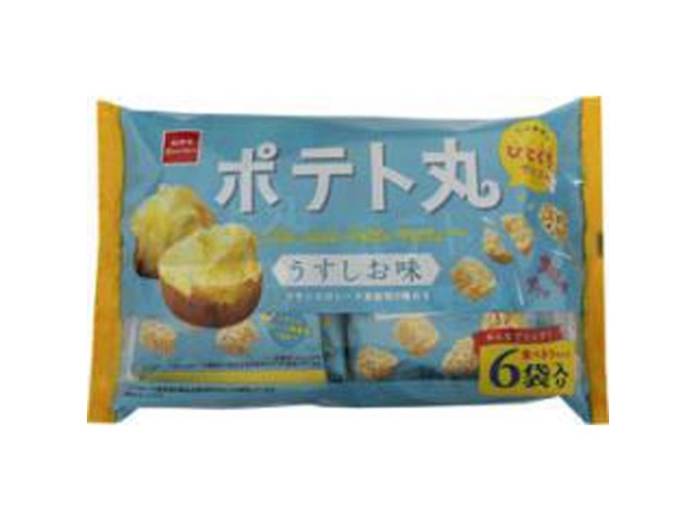 おやつカンパニー ポテト丸 うすしお味６袋入 【今月の特売 菓子】 □お取り寄せ品 【購入入数１５個】