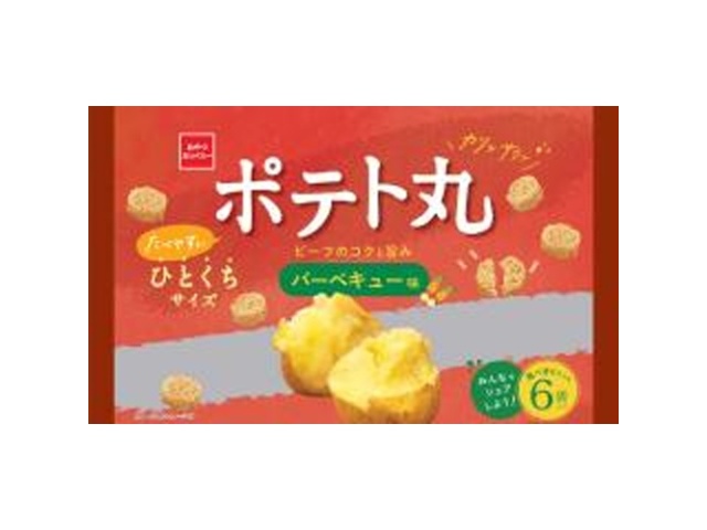 おやつカンパニー ポテト丸 バーベキュー味６袋入り □お取り寄せ品 【購入入数１５個】