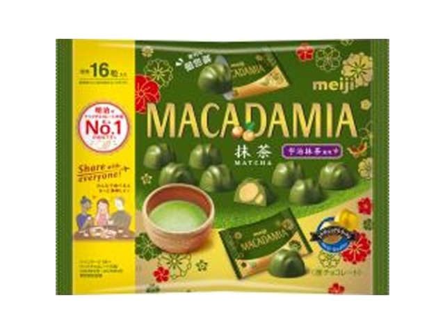 明治 マカダミアチョコレート抹茶ビッグ １１２ｇ  【購入入数１８個】