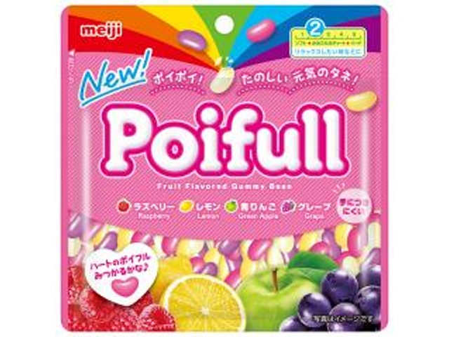 明治 ポイフル パウチ７６ｇ 【新商品 3/31 発売】 □お取り寄せ品 【購入入数８０個】