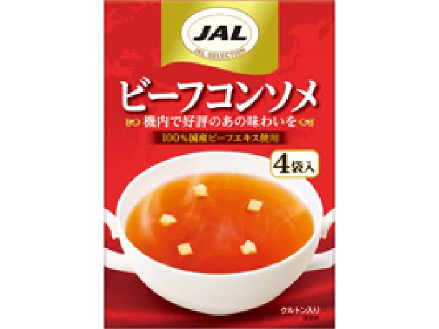 明治 ＪＡＬビーフコンソメ５ｇ×４Ｐ △ 【購入入数５個】