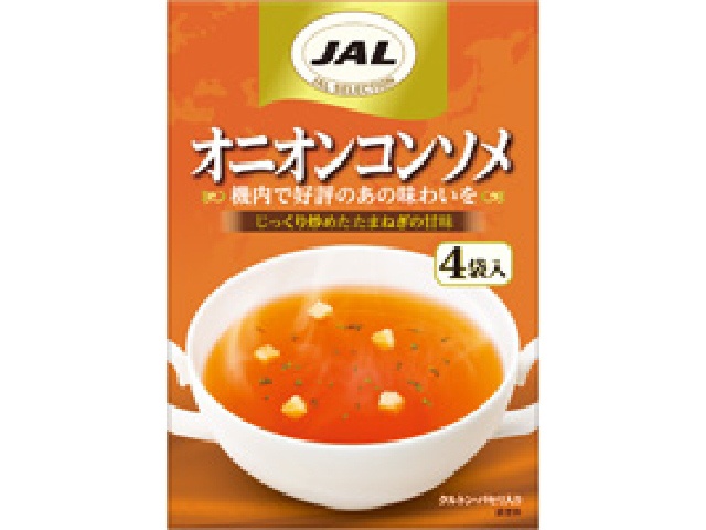 明治 ＪＡＬオニオンコンソメ ４袋入 □お取り寄せ品 【購入入数４０個】