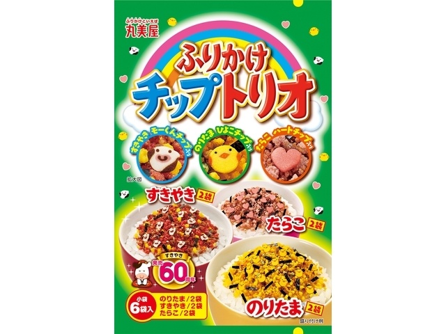 丸美屋 ふりかけチップトリオ １５ｇ □お取り寄せ品 【購入入数６０個】