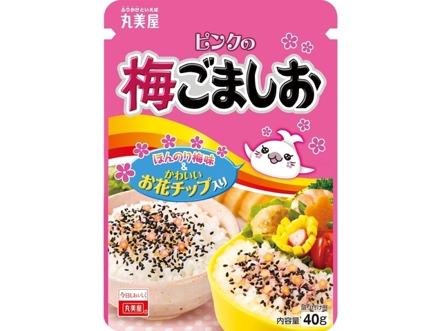 丸美屋 ピンクの梅ごましお ４０ｇ □お取り寄せ品 【購入入数１２０個】