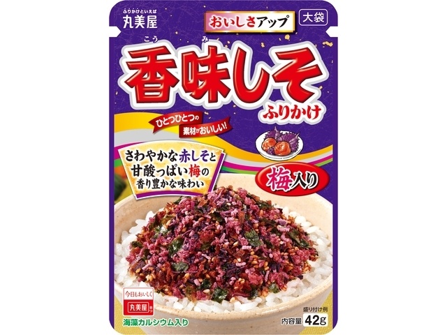 丸美屋 香味しそふりかけ 大袋４２ｇ □お取り寄せ品 【購入入数８０個】