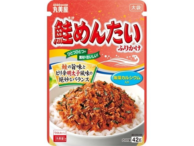 丸美屋 鮭めんたいふりかけ 大袋４２ｇ □お取り寄せ品 【購入入数８０個】