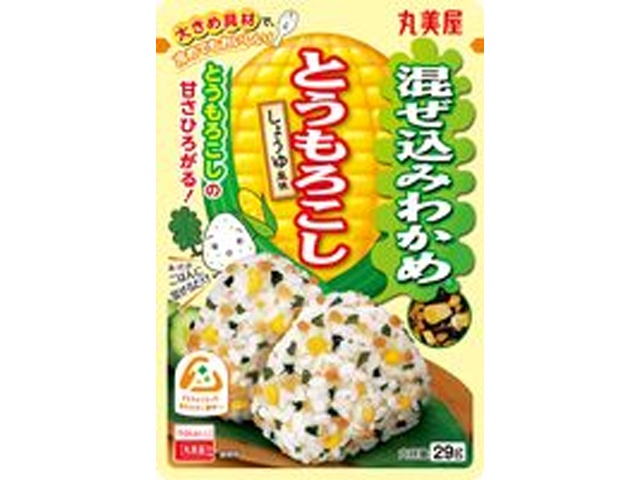 丸美屋 混ぜ込みわかめ とうもろこし２９ｇ 【新商品 2/5 発売】 □お取り寄せ品 【購入入数１２０個】