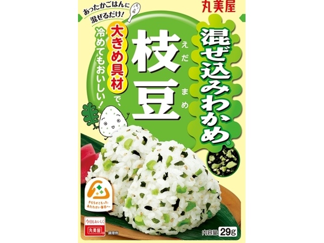 丸美屋 混ぜ込みわかめ 枝豆２９ｇ △ 【購入入数１０個】