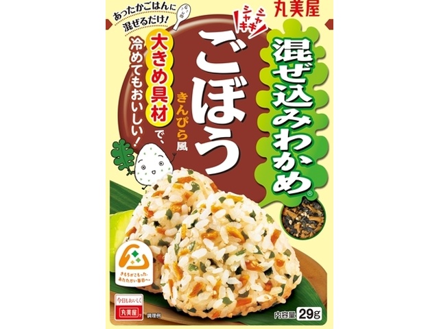 丸美屋 混ぜ込みわかめ ごぼう２９ｇ □お取り寄せ品 【購入入数１２０個】