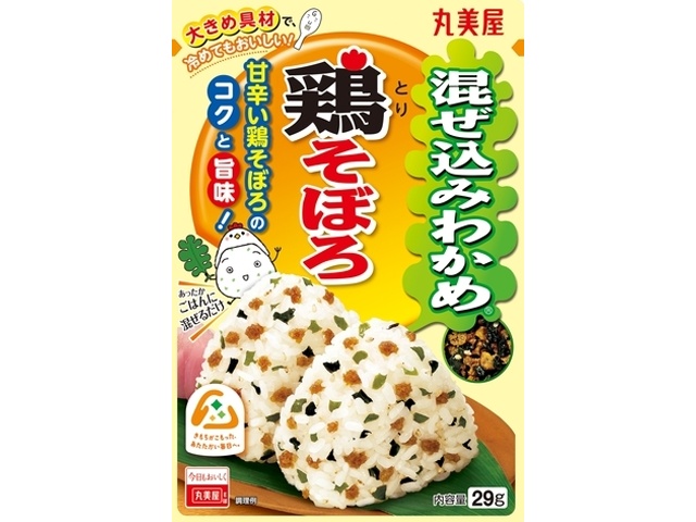 丸美屋 混ぜ込みわかめ 鶏そぼろ２９ｇ □お取り寄せ品 【購入入数１２０個】