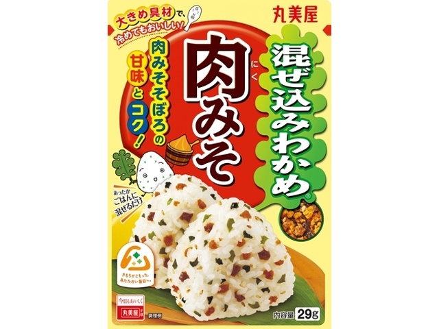 丸美屋 混ぜ込みわかめ 肉みそ２９ｇ □お取り寄せ品 【購入入数１２０個】
