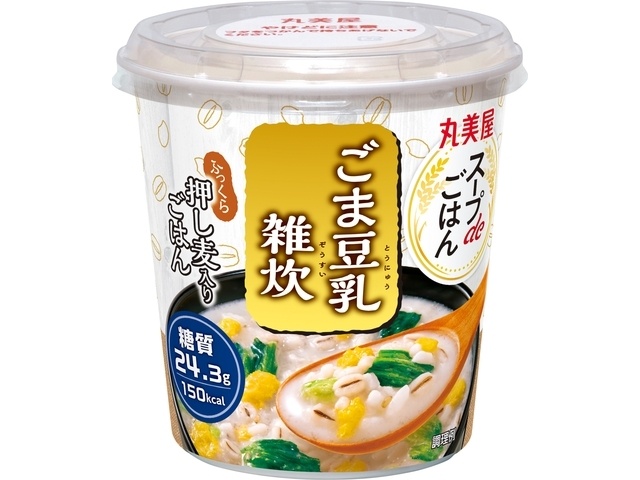 丸美屋 スープｄｅごはん ごま豆乳雑炊 □お取り寄せ品 【購入入数４８個】
