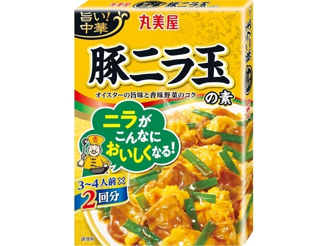 丸美屋 旨い！中華 ２回分豚ニラ玉の素１４０ｇ □お取り寄せ品 【購入入数６０個】