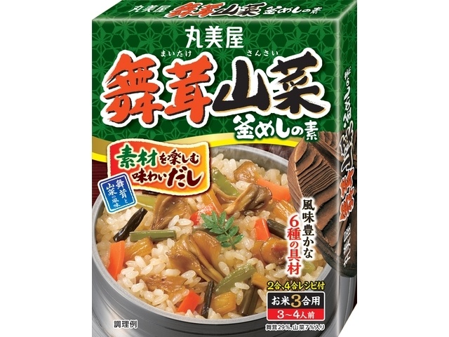丸美屋 舞茸山菜釜めしの素 箱１７５ｇ □お取り寄せ品 【購入入数４０個】