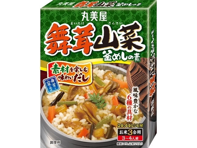 丸美屋 舞茸山菜釜めしの素 １８５ｇ □お取り寄せ品 【購入入数４０個】