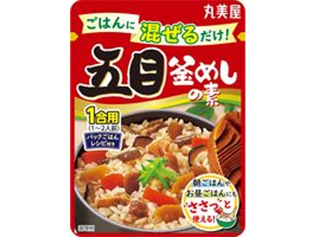丸美屋 混ぜるだけ五目釜めし １合用 【新商品 2/5 発売】 □お取り寄せ品 【購入入数６０個】