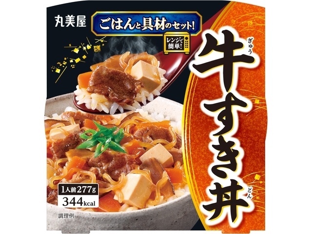 丸美屋 牛すき丼 ごはん付き □お取り寄せ品 【購入入数２４個】